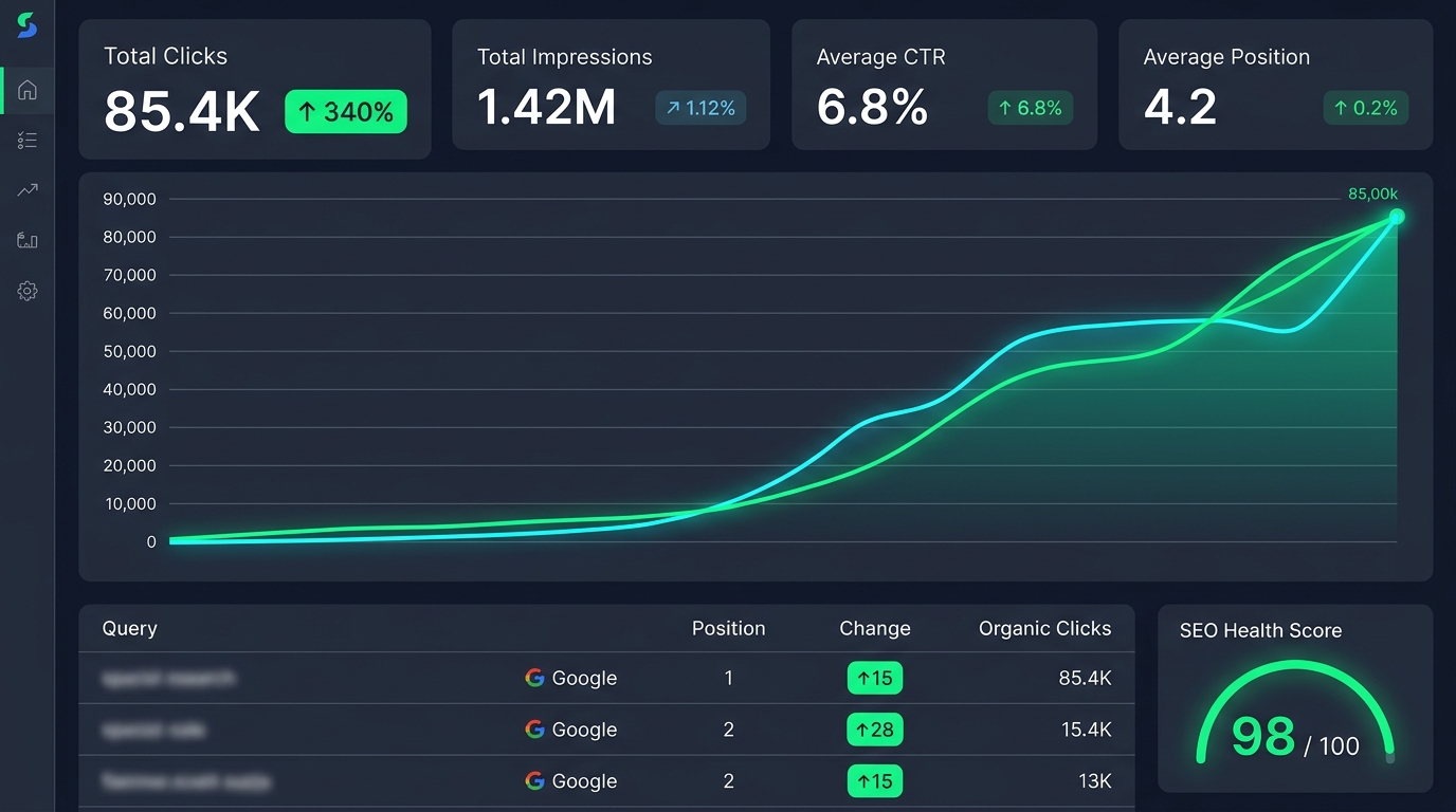 TechFlow Organic Keyword Growth